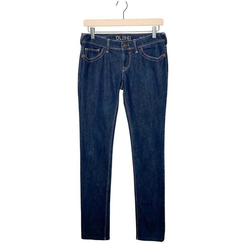 DL1961 Womens Low Rise Skinny Jeans Classic Dark Wash‎ Denim Jeans 27